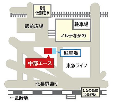 株式会社中部エースの周辺地図