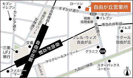 株式会社ウィル 自由が丘営業所の周辺地図