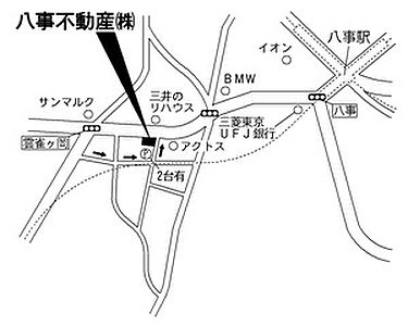 八事不動産株式会社の周辺地図
