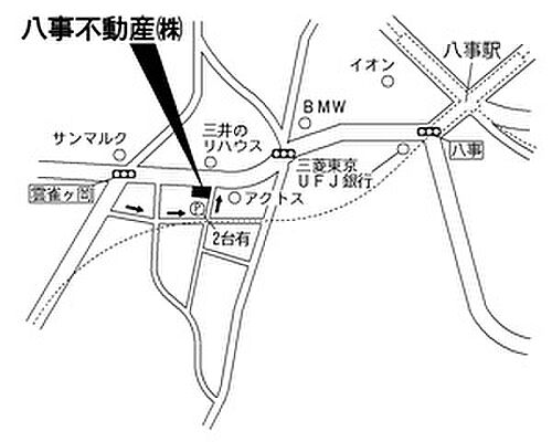 八事不動産株式会社の周辺地図