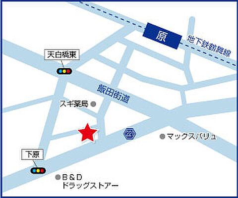 ハウスドゥ 天白原 アルファス株式会社の周辺地図