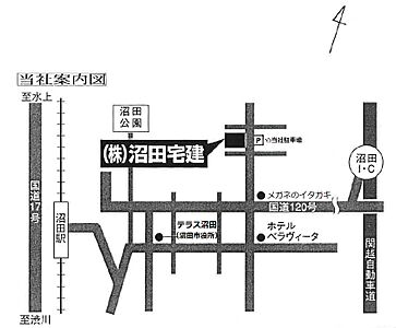 株式会社沼田宅建の周辺地図