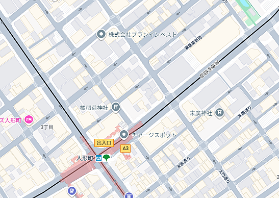 株式会社PLANINVESTの周辺地図