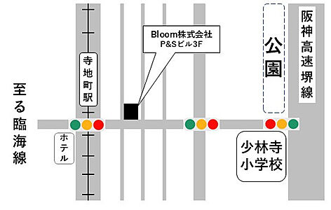 Bloom株式会社の周辺地図