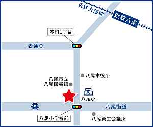 ハウスドゥ 八尾本町 株式会社イエトチの周辺地図
