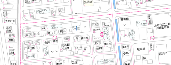 RE(アールイー)不動産 株式会社ディライトの周辺地図