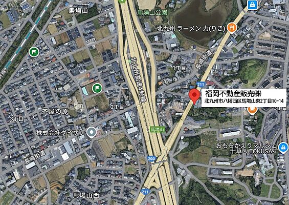 福岡不動産販売株式会社の周辺地図