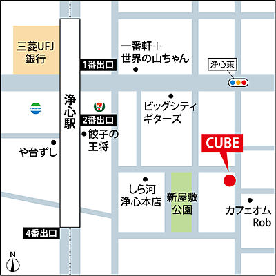 名西トラスト株式会社の周辺地図