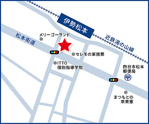 ハウスドゥ 四日市松本街道 ファミリアホームサービス株式会社の周辺地図