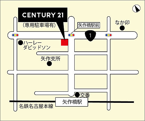 W不動産販売株式会社の周辺地図