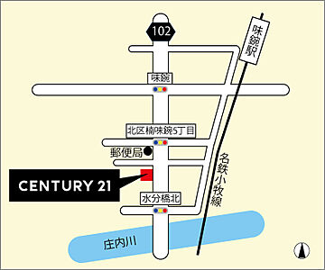 センチュリー21vogue　 合同会社vogueの周辺地図