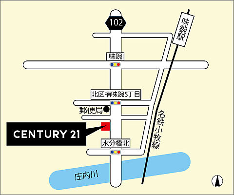 センチュリー21vogue　 合同会社vogueの周辺地図