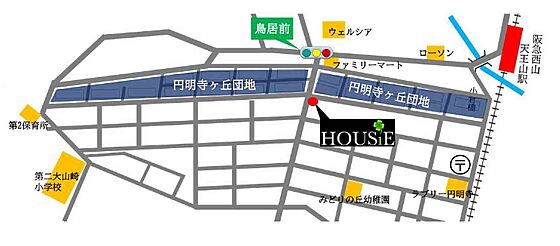株式会社ハウジーの周辺地図