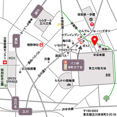 株式会社コクリエ・コーポレーションの周辺地図