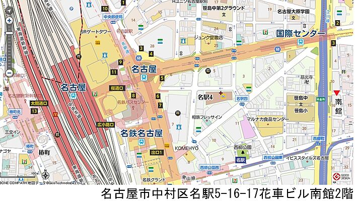 株式会社不動産博士の周辺地図