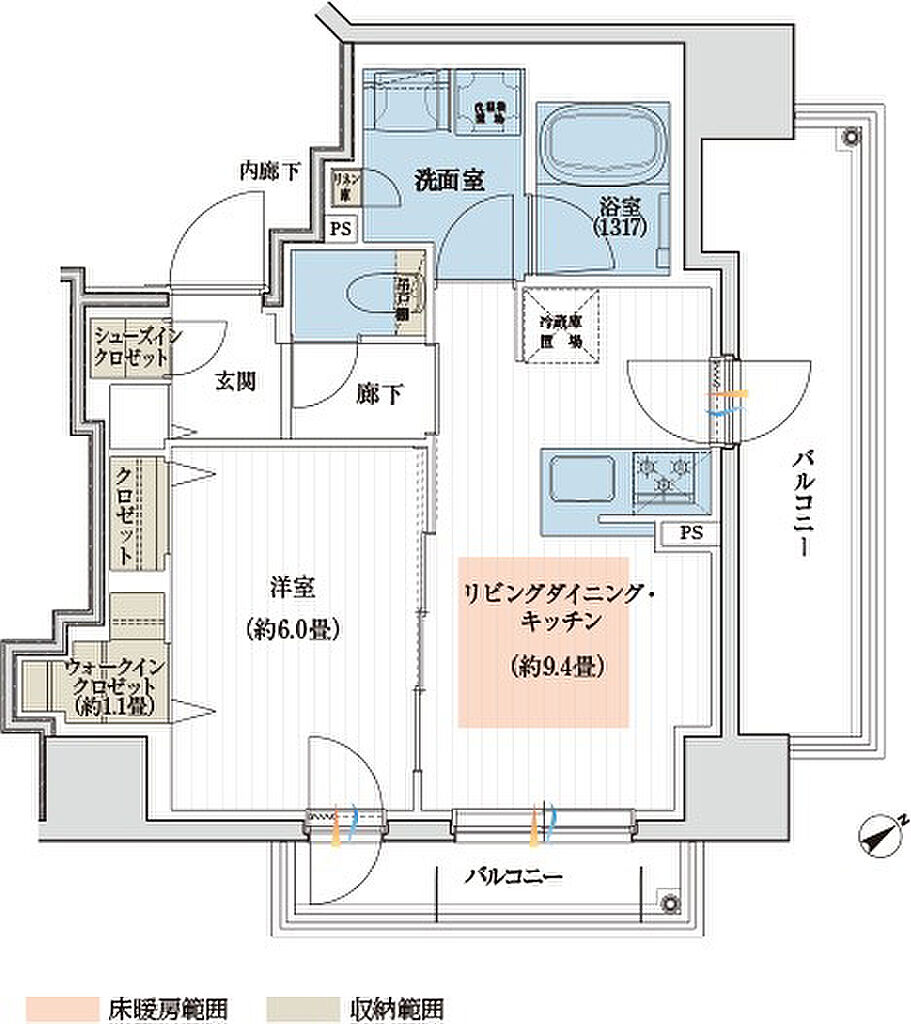 デュオヒルズ北見 間取り 【第4期先着順】H