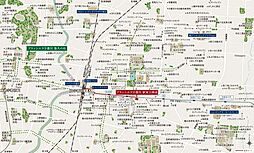 ブランシエラ宇都宮 駅東公園前 現地案内図