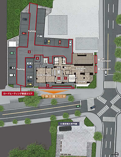 レーベン秋田 THE IMPERIAL TOWER 共用部