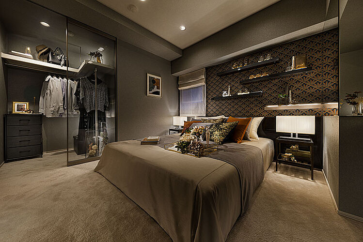 レーベン長岡古正寺NACREOUS マスターベッドルーム