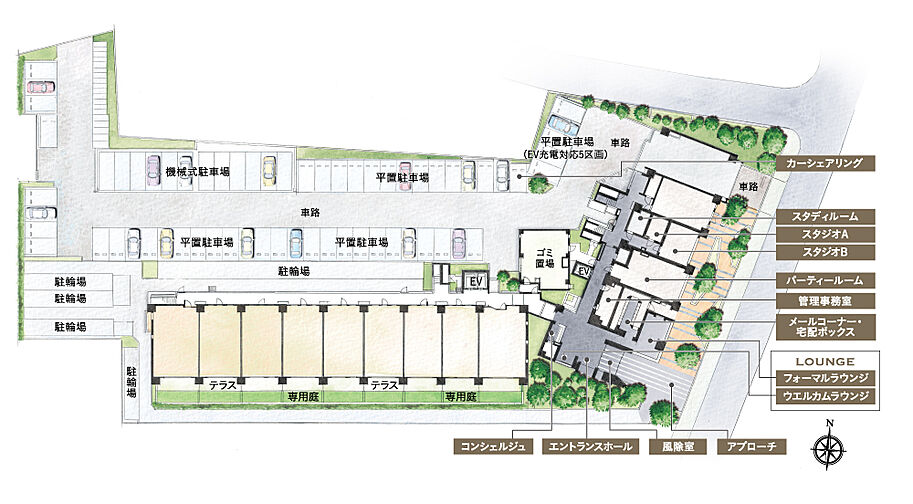ザ・グランドグレイス 大阪西九条 共用部