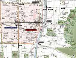 レーベン京都河原町 現地案内図