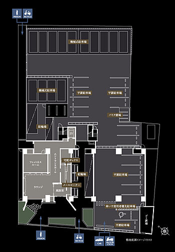レーベン徳山 ONE LUXE 共用部
