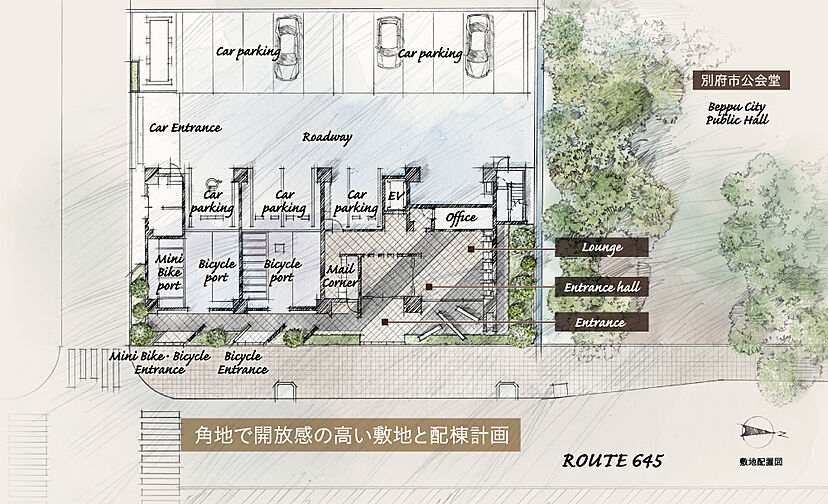 レーベン別府 THE PHILOSOPHIA 共用部