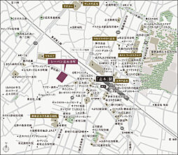 レーベン志木幸町 現地案内図