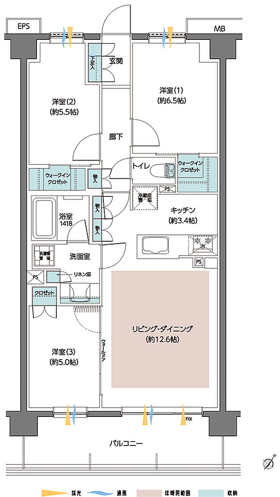 レーベン志木柳瀬川PROJECT 間取り K