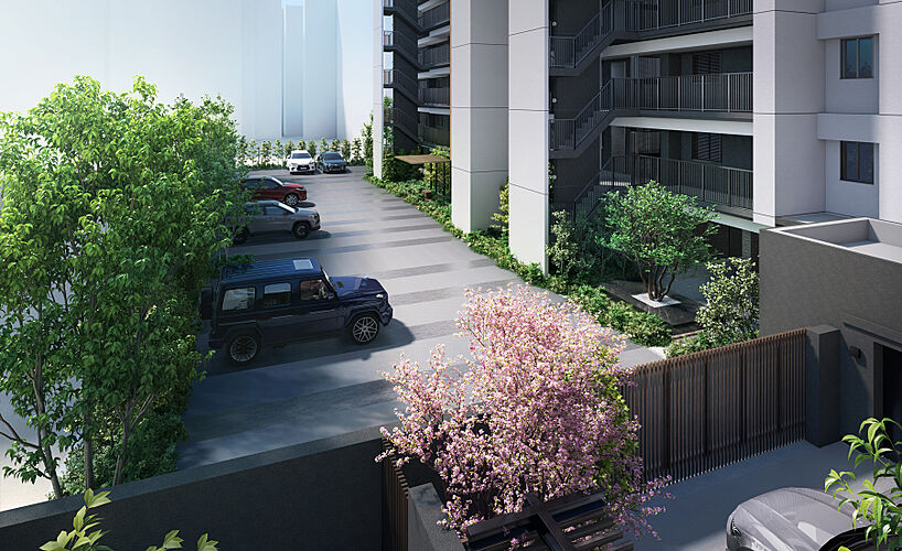 クリオ北浦和ガーデンコート パーキングエリア完成予想図