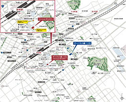 サーパス八幡二丁目 モデルルーム案内図