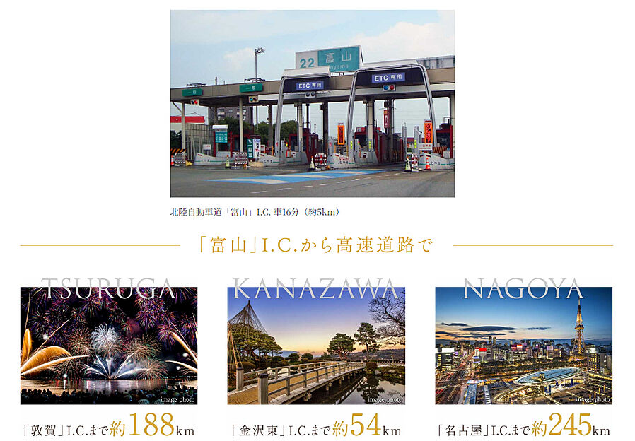 サーパス富山桜橋：交通図