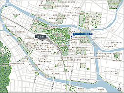 ザ・サーパス徳島町 現地案内図