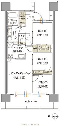 ザ・レジデンス松本深志 間取り F