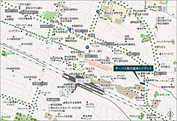 サーパス熊谷銀座レジデンス 現地案内図