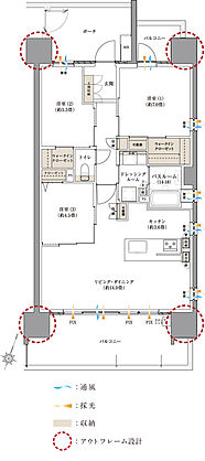 サーパス藤枝サウスフォート 間取り D