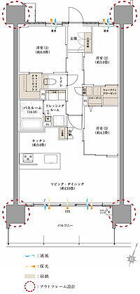 サーパス藤枝サウスフォート 間取り C