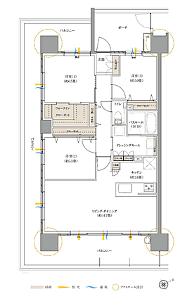 ザ サンズ新宮中央 間取り A