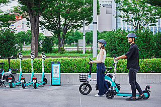 リビオシティ文京小石川 電動マイクロモビリティのシェアサービス