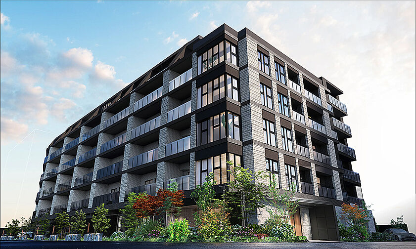 リビオ西新二丁目 外観