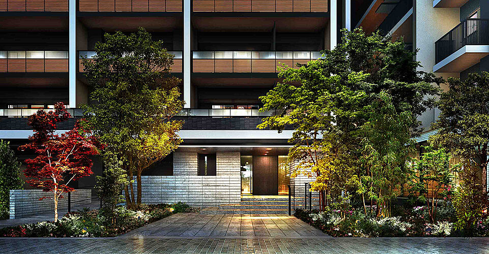 リビオ川崎大師ステーションサイト エントランス完成予想CG