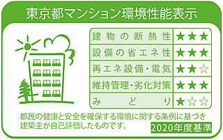 リビオタワー芝公園 東京都マンション環境性能表示