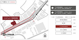 ルジェンテ神楽坂 アクセス図