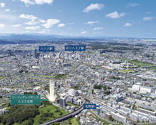 リーフィアレジデンス八王子北野 外観