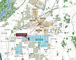 リーフィアレジデンス海老名ブライトガーデン 現地案内図