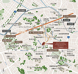 ブランシエラ那覇開南プレミスト 現地案内図