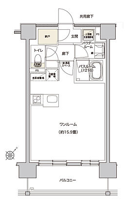 モンドミオ北海道　千歳駅前 間取り C