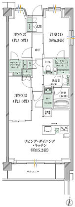 ラ・フォルム新川崎サウスコート 間取り G-J