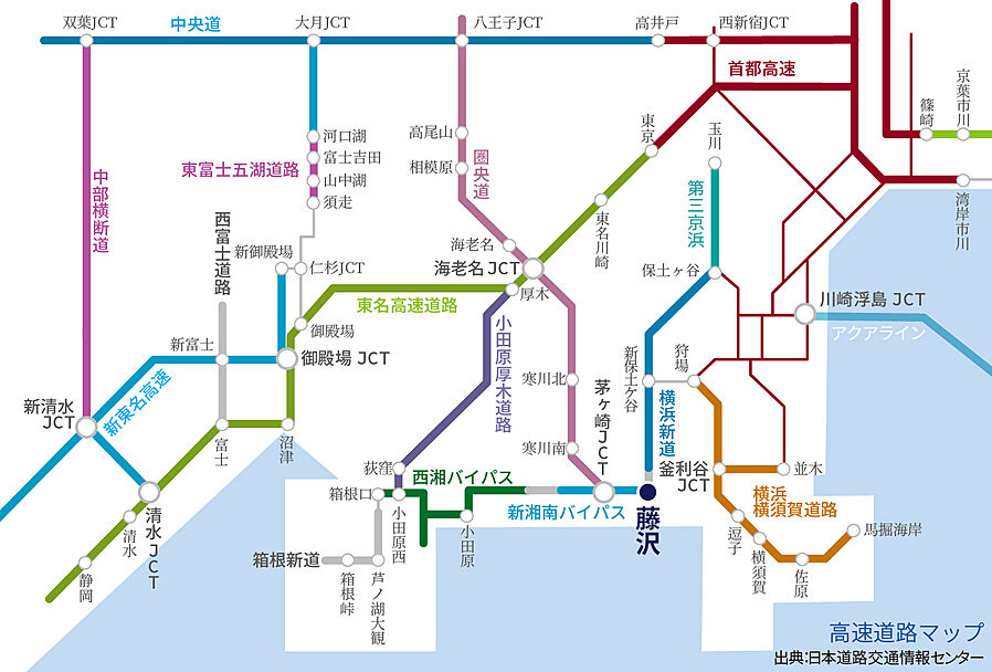 クレストフォルム湘南鵠沼：交通図