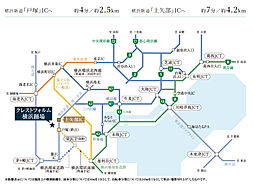 クレストフォルム横浜踊場 アクセス図
